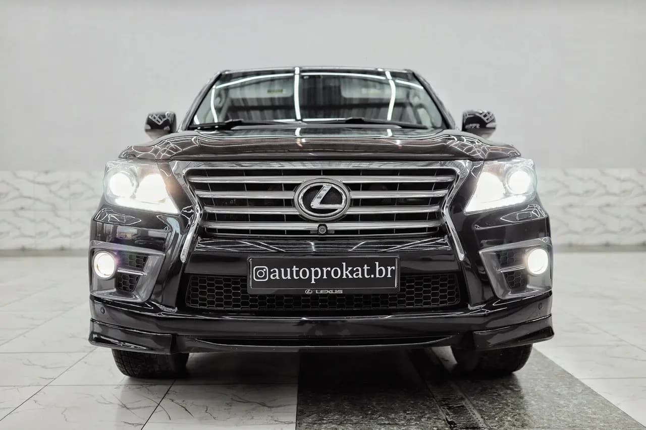 Lexus LX570 (белый) напрокат в Алматы — Sapary