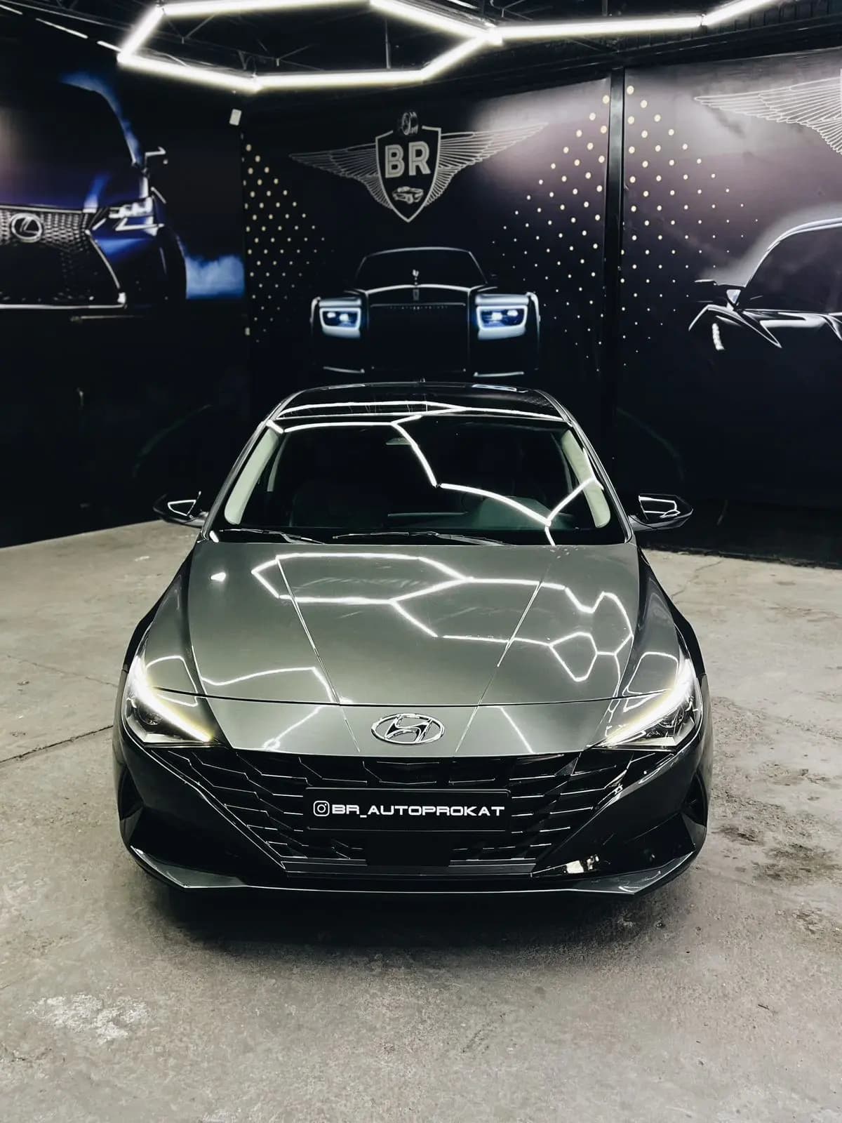 Hyundai Avante (серый) 2021 напрокат в Алматы — Sapary