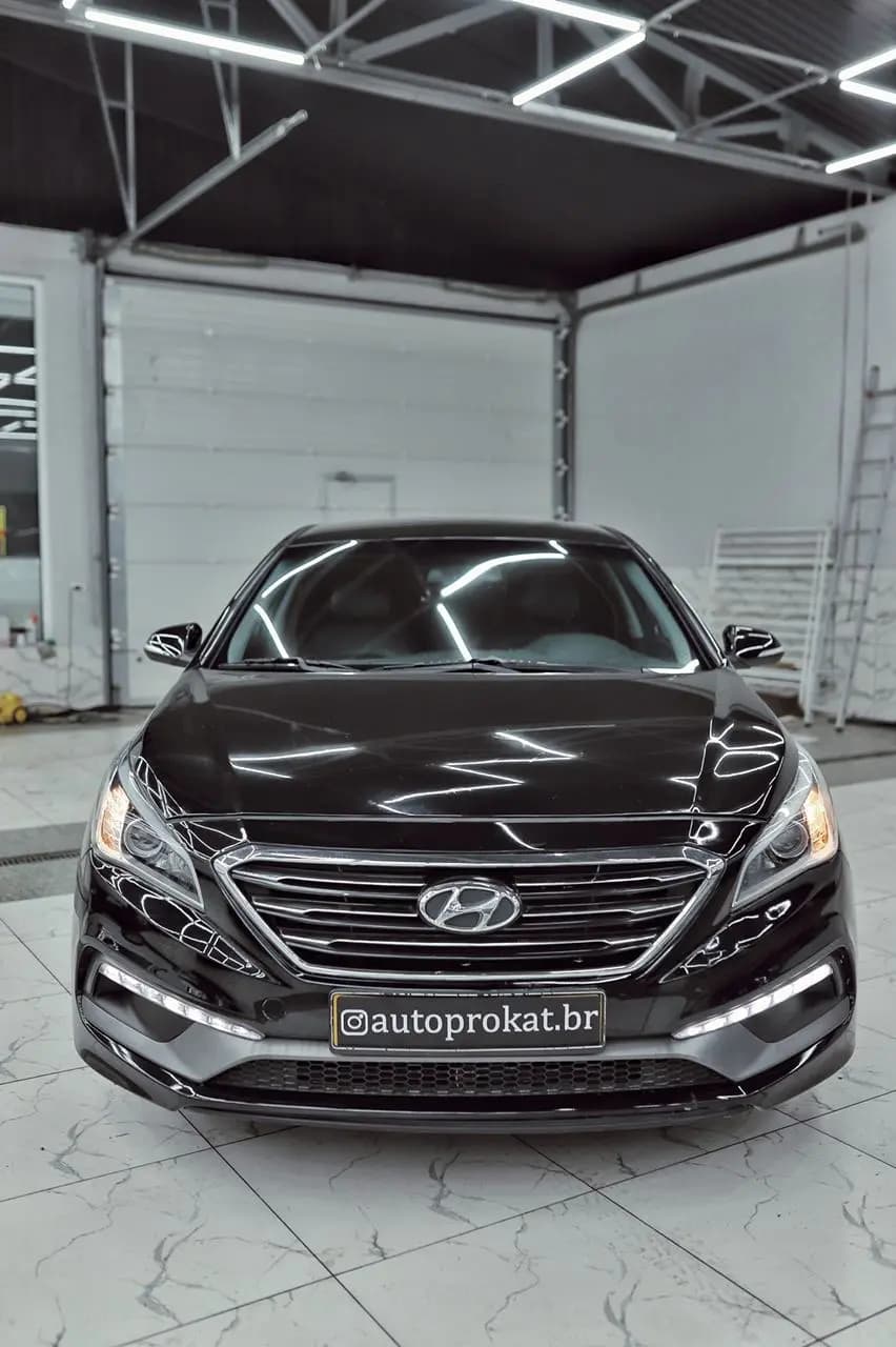 Hyundai Sonata 7 (черный) 2021 напрокат в Алматы — Sapary