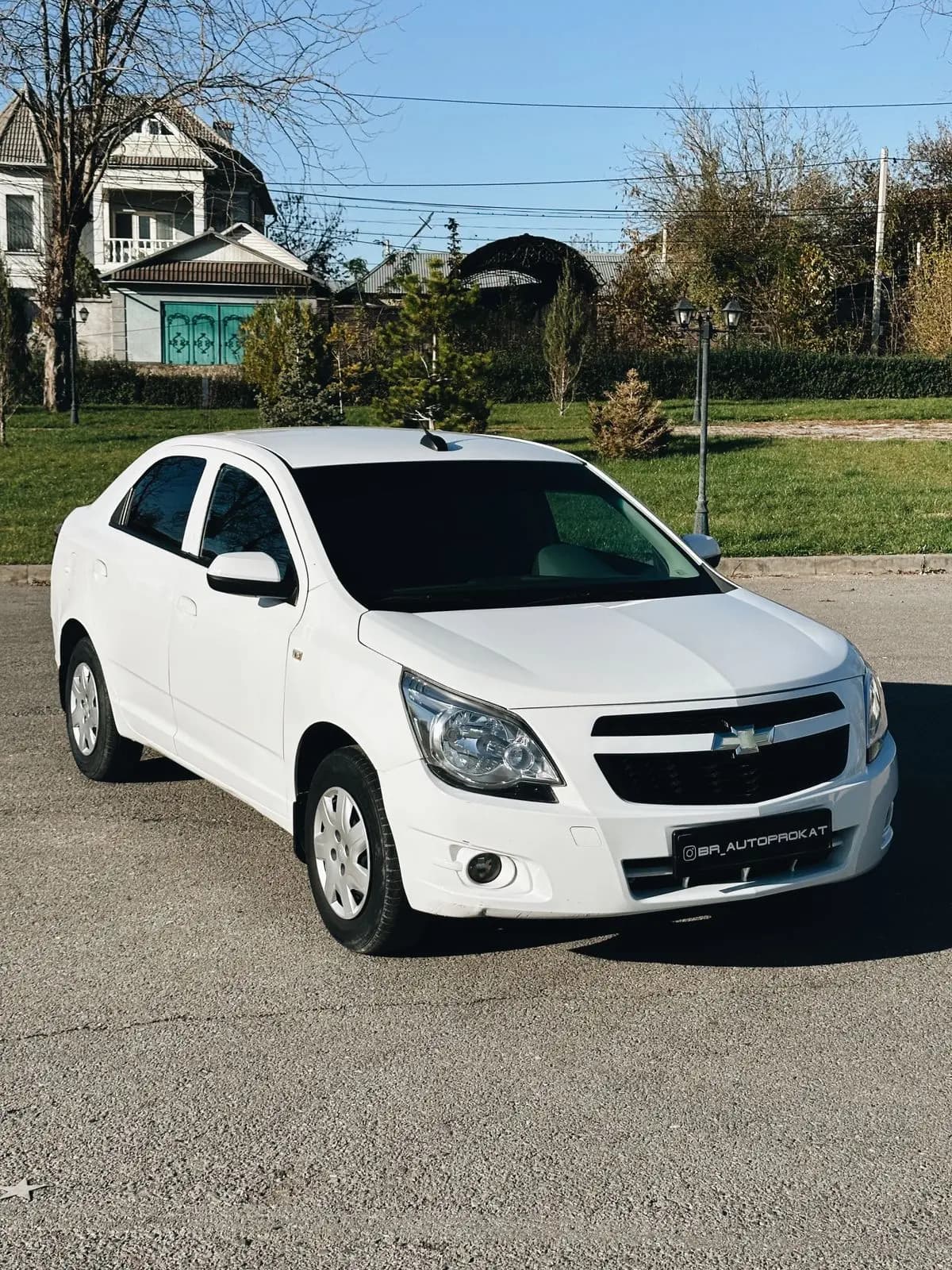 Chevrolet Cobalt (белый) 2021 напрокат в Алматы — Sapary