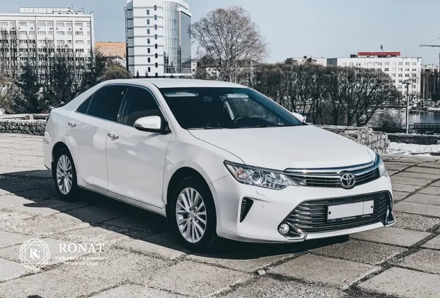 Toyota Camry 55 напрокат в Шымкент — Sapary