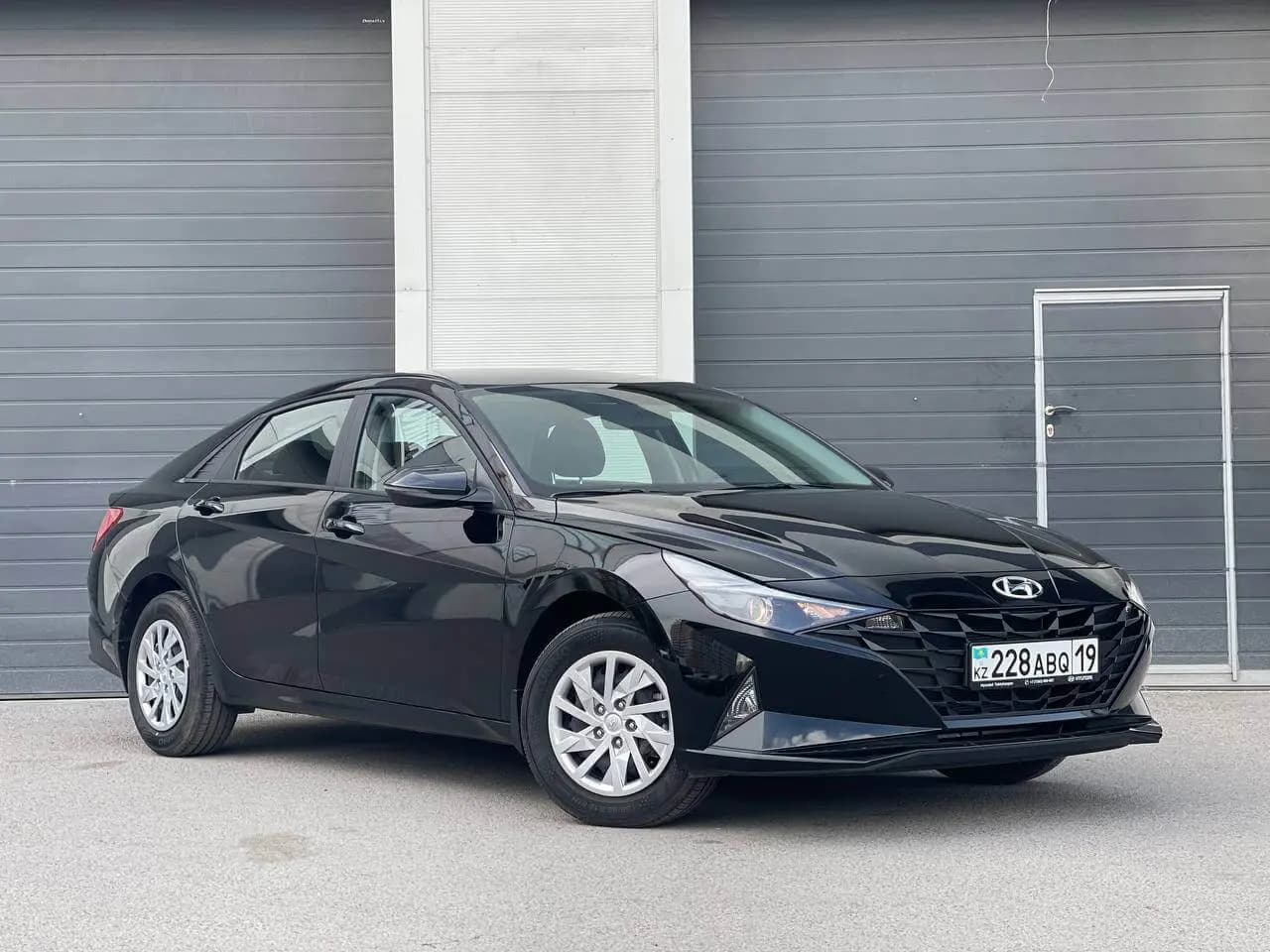 Hyundai Elantra 2023 Black 2023 напрокат в Алматы — Sapary